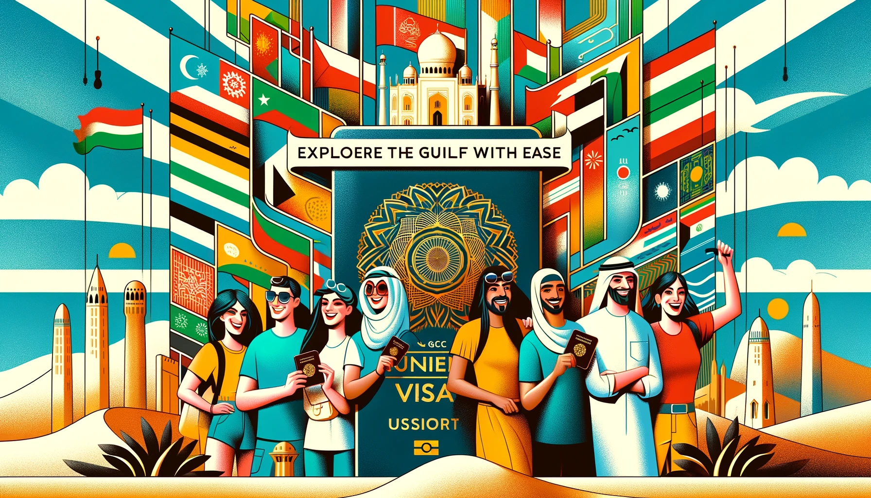 Read more about the article Exploring the New Rule: Unified GCC Tourist Visa gets Green Signal!